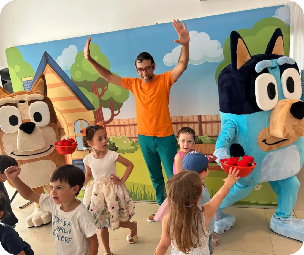 bluey animaciones cumpleaños shows 6