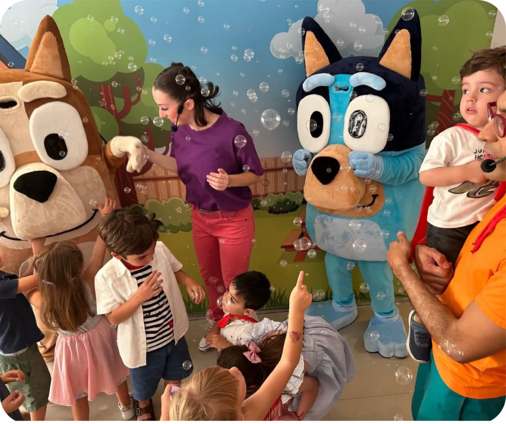 bluey animaciones cumpleaños shows 7