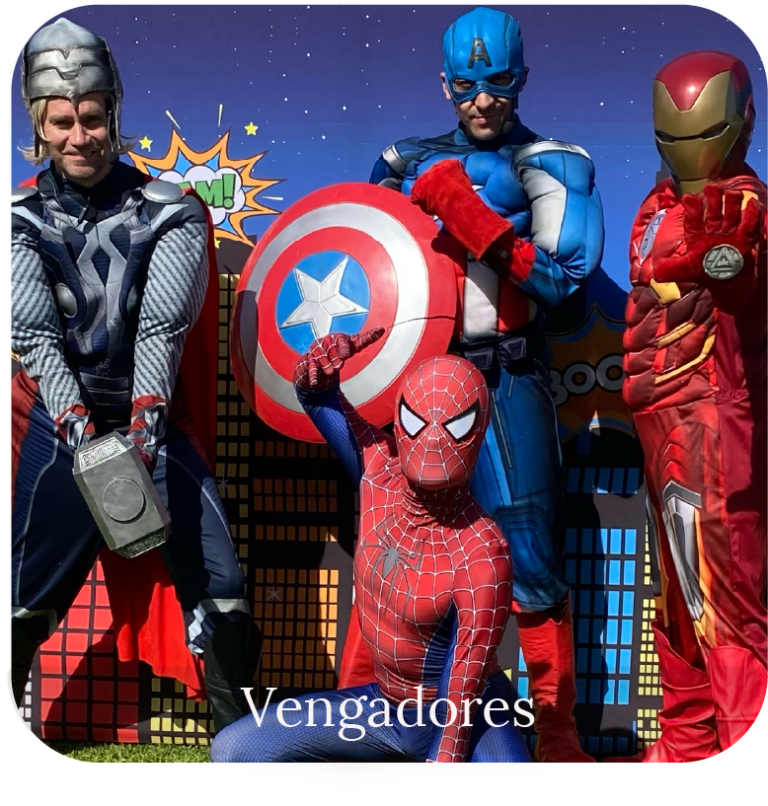 vengadores -cumpleaños -animaciones- shows - infantiles - mardemo - producciones