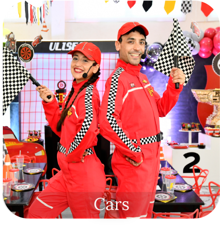cars -cumpleaños -animaciones- shows - infantiles - mardemo - producciones