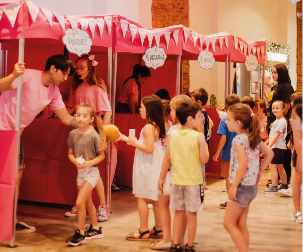 kermesse rosa cumpleaños animacion a domicilio 1