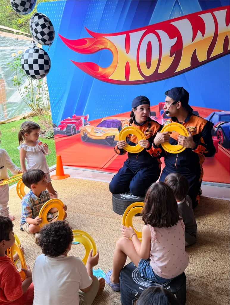 show hotwheels animaciones cumpleaños 5