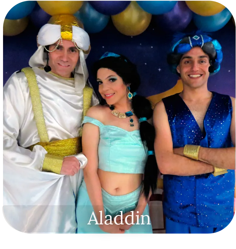 aladdin show cumpleaños mar de mo