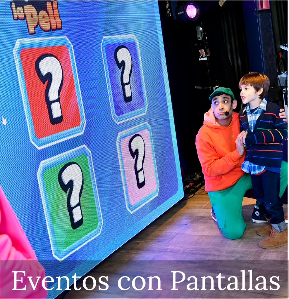 eventos con pantallas