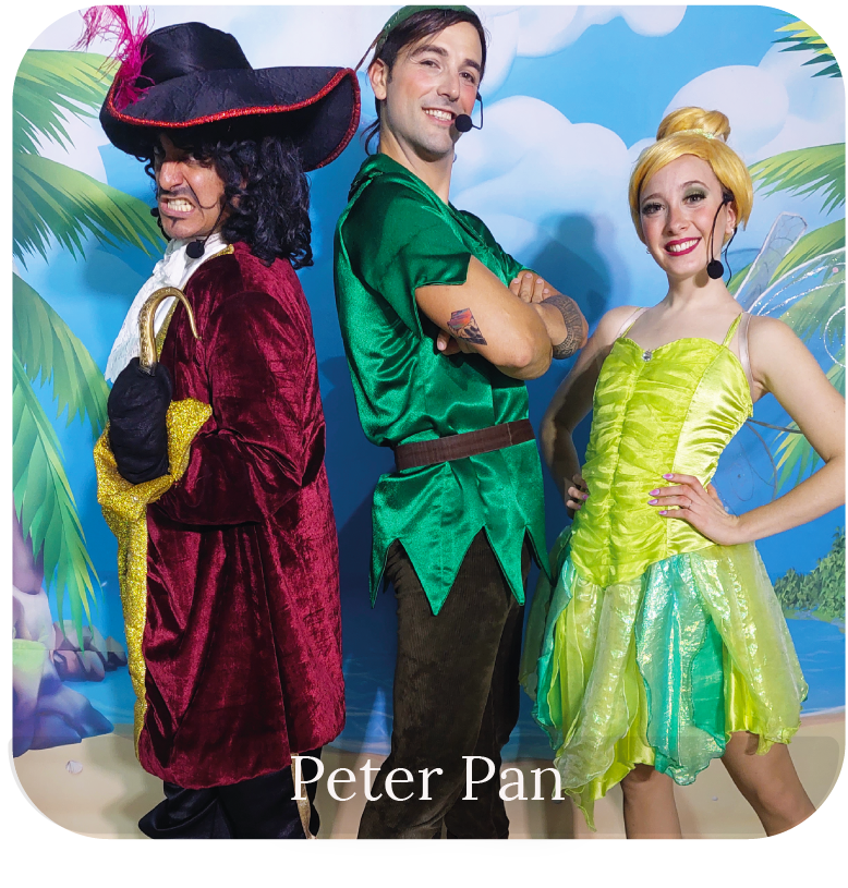 peter pan show cumpleaños mar de mo