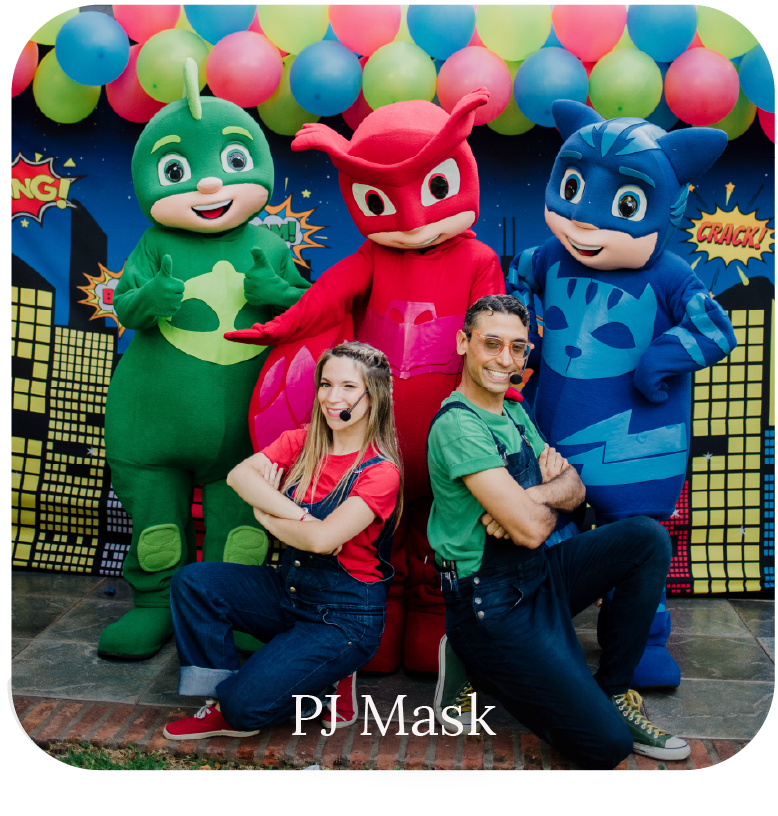 pj mask animaciones cumpleaños show mar de mo